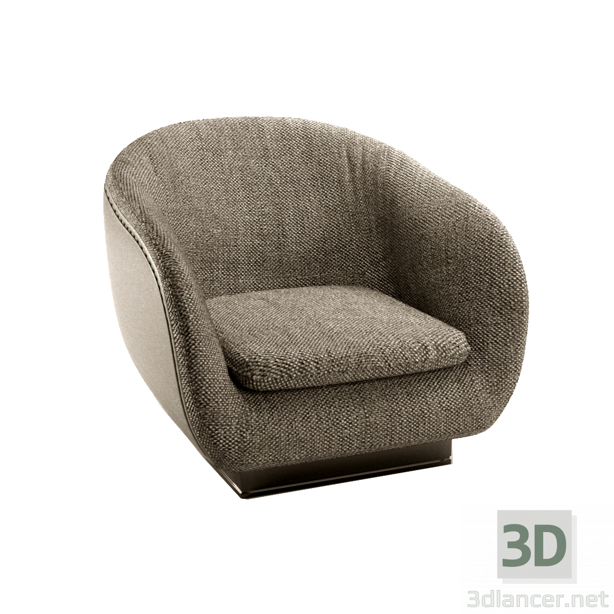 3 डी बंहदार कुरसी मॉडल खरीद - रेंडर