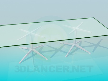 modello 3D Tavolo da conferenza per office - anteprima