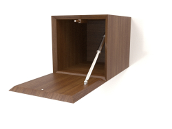 Mensola pensile ST 06 (porta aperta) (250x315x250, legno marrone chiaro)