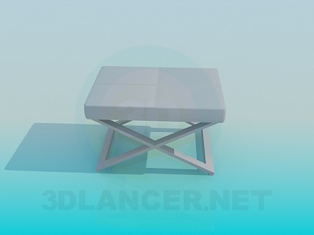 modello 3D Sedia pieghevole - anteprima