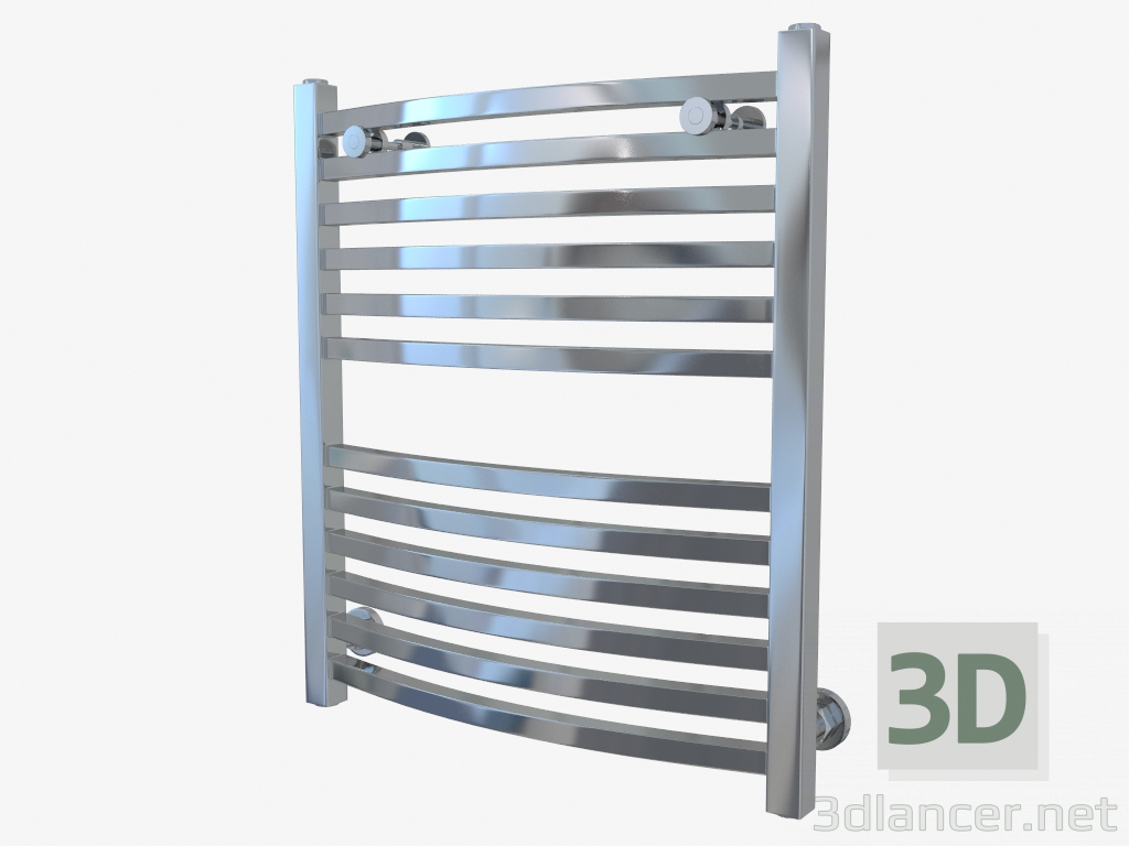 3D Modell Arkus beheizter Handtuchhalter (600х500) - Vorschau