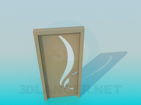 3d модель Дверь межкомнатная – превью