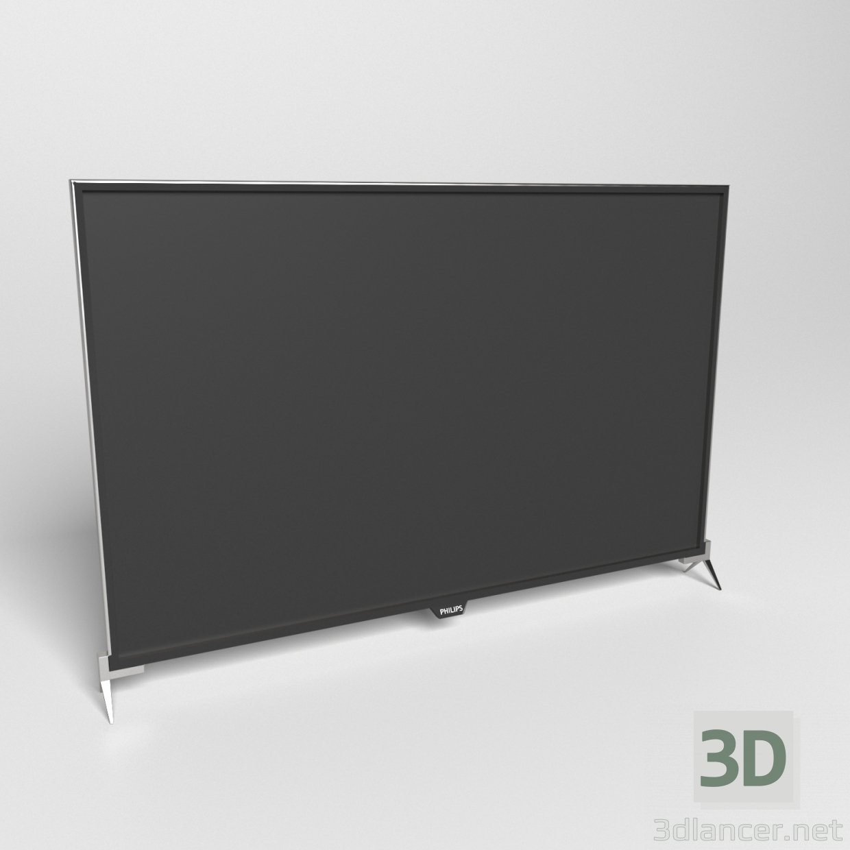 3D PHILIPS TV modeli satın - render
