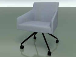 Armchair 2708 (on casters, with fabric upholstery, V39)