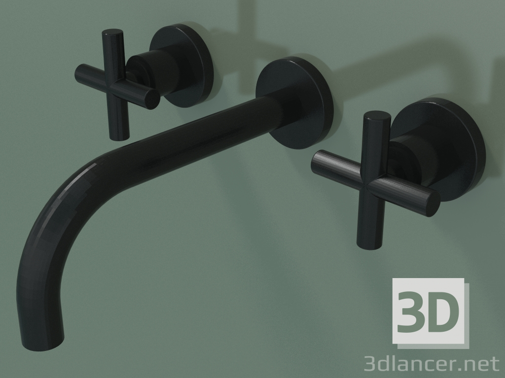 3D Modell Wandwaschbeckenmischer ohne Abfallgarnitur (36 712 892-330010) - Vorschau
