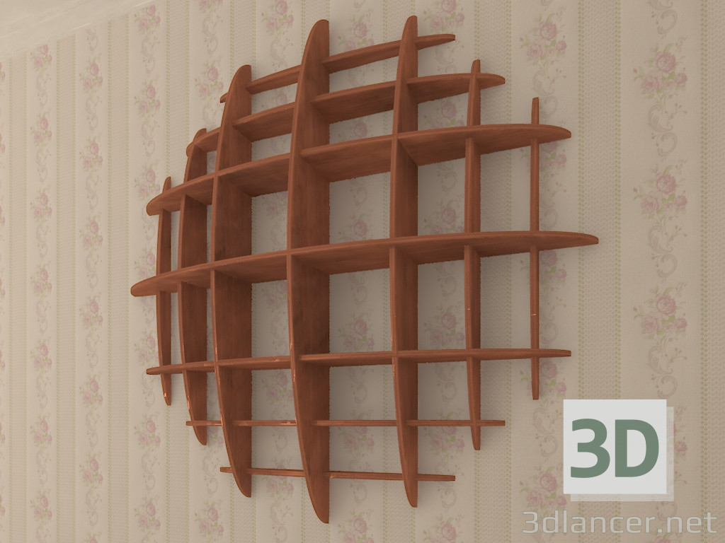 modello 3D di Lo scaffale è multilivello. comprare - rendering