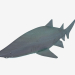 3d Тигровая песчаная акула модель купить - ракурс