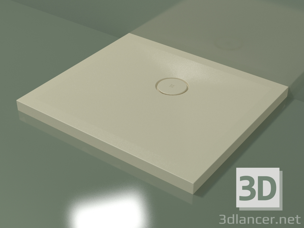 3D modeli Duş teknesi (30UB0117, Bone C39, 80 X 70 cm) - önizleme