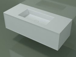 Washbasin with drawer (06UC72401, Glacier White C01, L 120, P 50, H 36 cm)