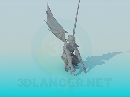 modello 3D Gargoyle - anteprima