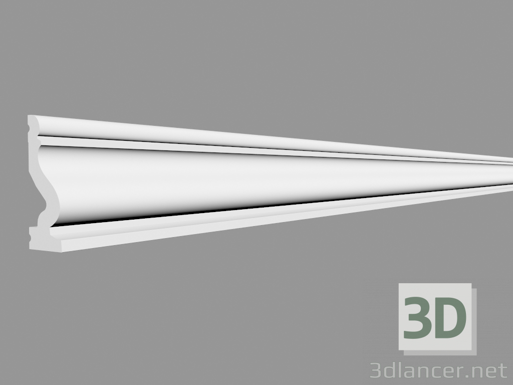 modèle 3D Moulure DX174-2300 (230 x 6 x 2,2 cm) - preview