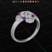 modello 3D di anello di fidanzamento comprare - rendering