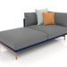 3d model Sofa module, section 2 left (Night blue) - preview