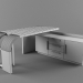 modello 3D mobili da ufficio - anteprima