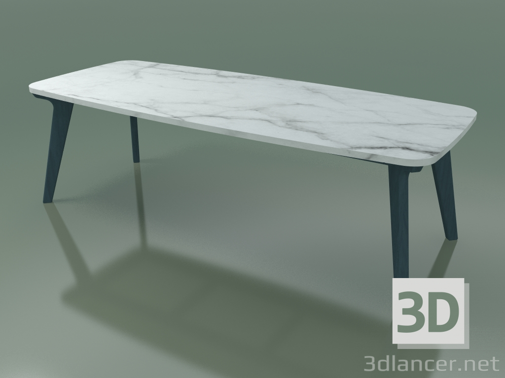 3D Modell Esstisch (233, Marmor, Blau) - Vorschau