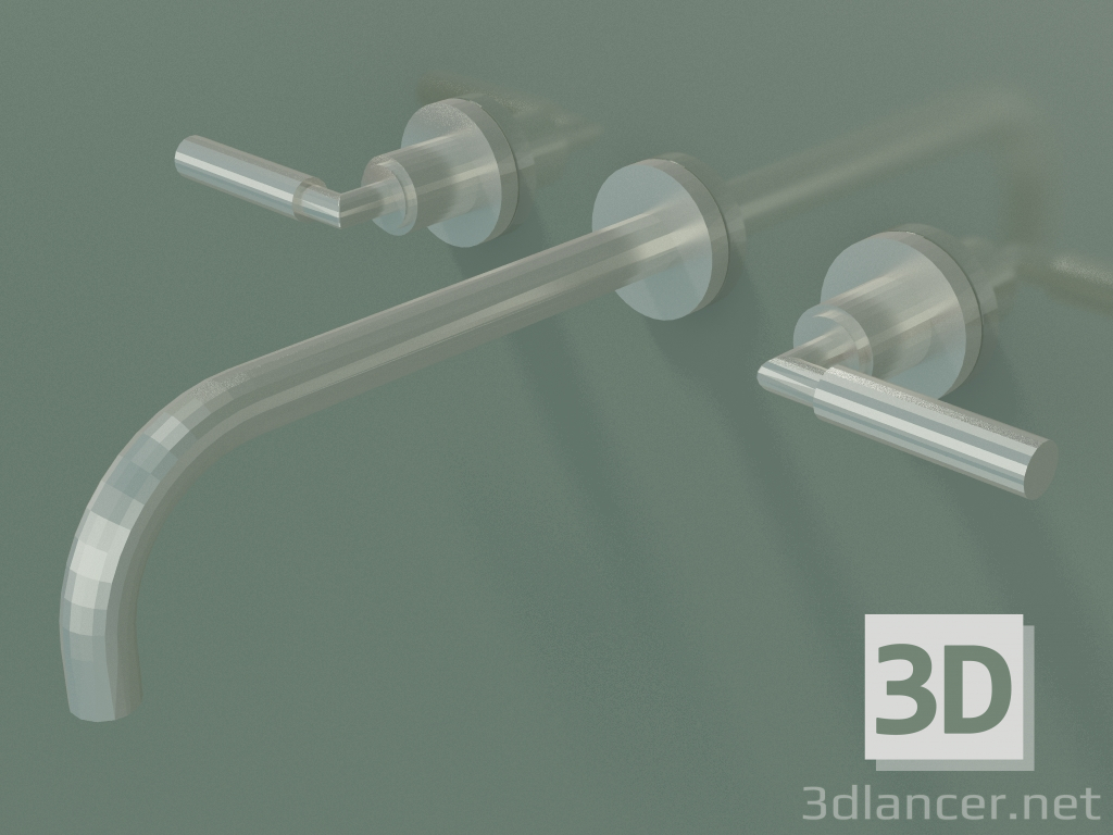 3d model Wall-mounted washbasin faucet, without waste set (36 717 882-060010) - preview