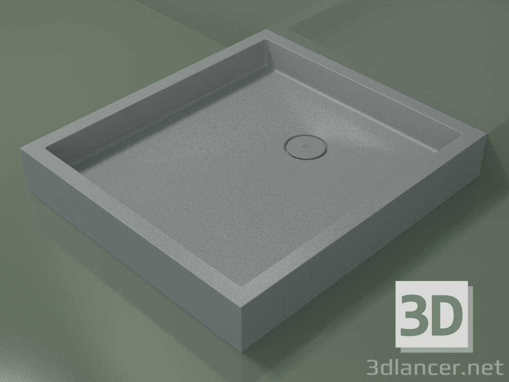 modèle 3D Receveur de douche Alto (30UA0140, Silver Grey C35, 90x100 cm) - preview