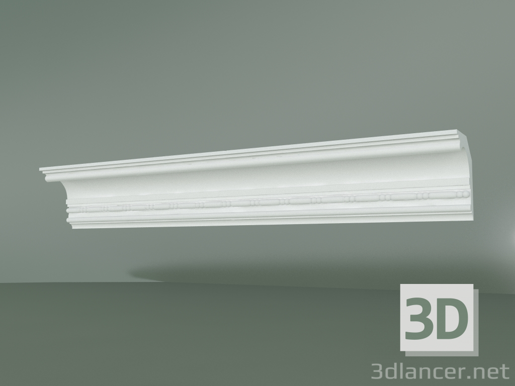 3d model Plaster cornice with ornament KV517 - preview