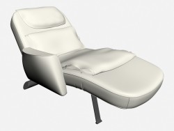 Deck chair with armrest Sax