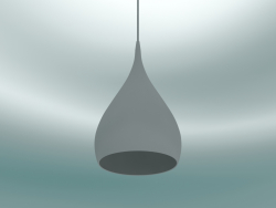 Eğirme sarkıt lamba (BH1, Ø25cm, H 45cm, Koyu Mat Gri)