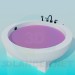 3d модель Круглая ванна – превью