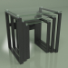3D modeli Matrix orta sehpa takımı (siyah) - önizleme