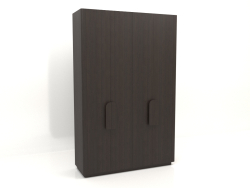 Wardrobe MW 04 wood (option 2, 1830x650x2850, wood brown dark)
