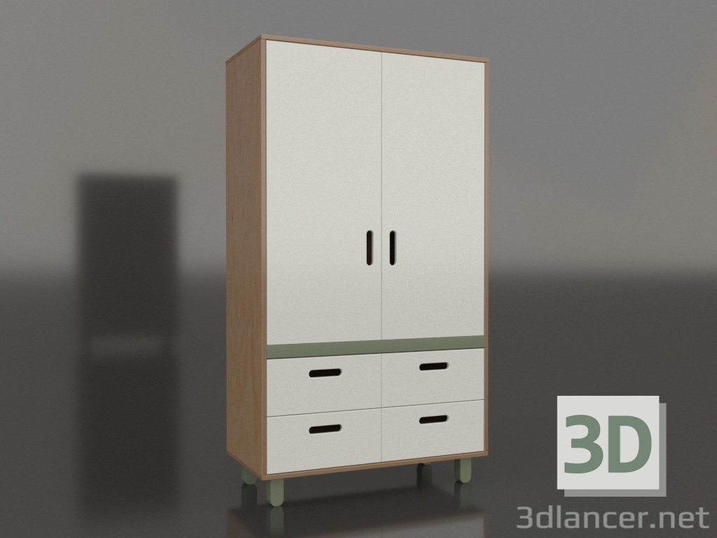 3d model Wardrobe closed TUNE HS (WGTHCA) - preview