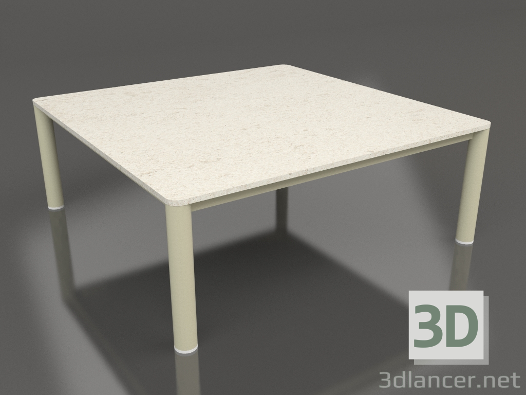 3d model Coffee table 94×94 (Gold, DEKTON Danae) - preview