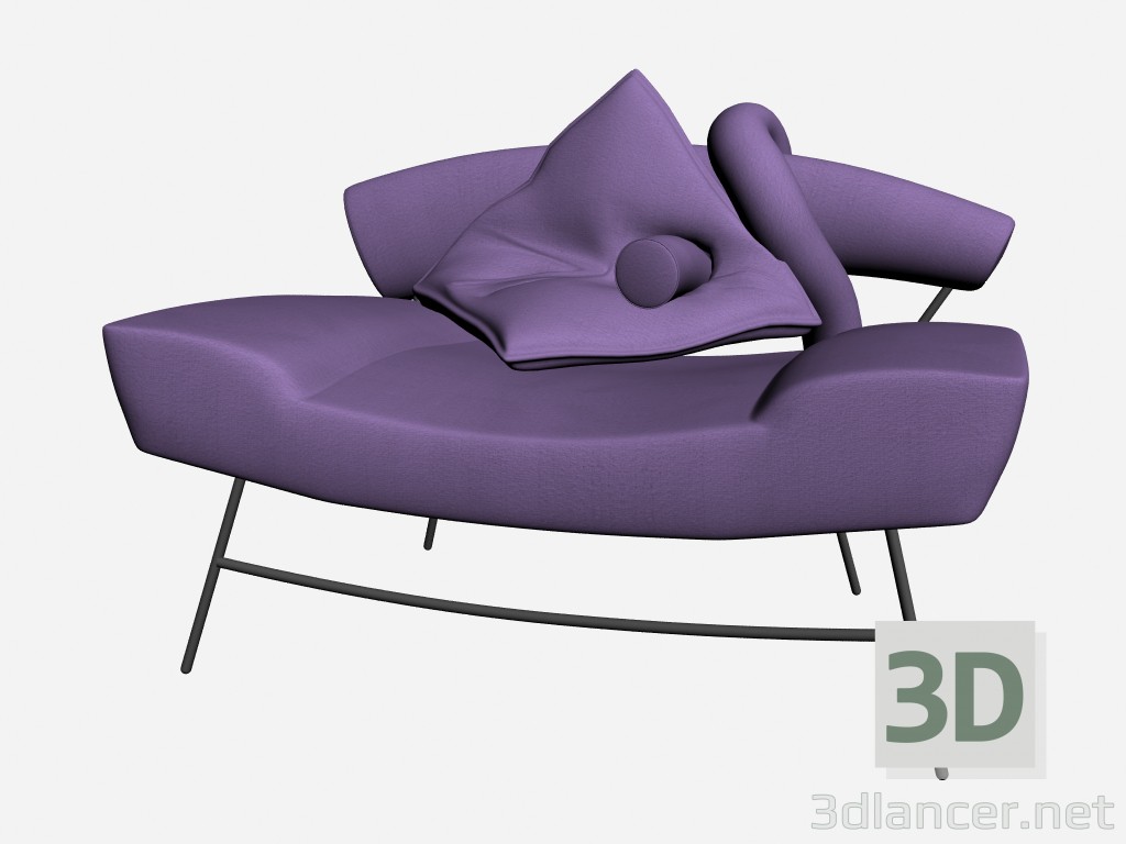 3D modeli Manzarası koltuk - önizleme