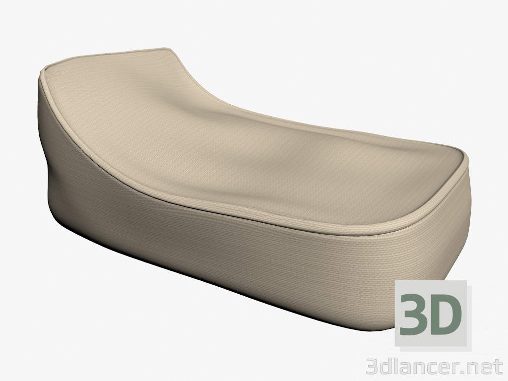 modèle 3D Flotteur 1 chaise longue - preview