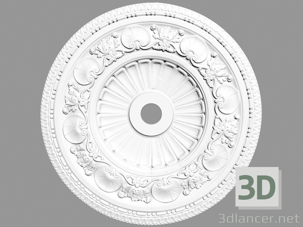 3d model Ceiling outlet (P116) - preview