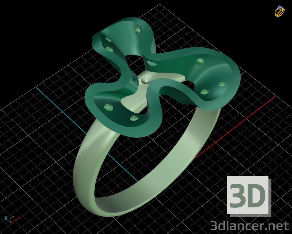 3D modeli Yüzük - önizleme