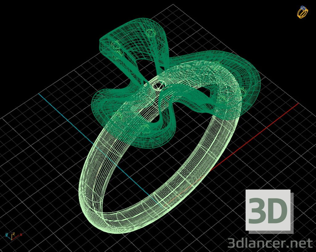 modello 3D Squillo - anteprima