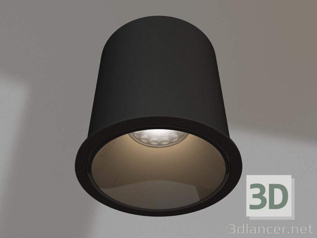 3d model Lámpara MS-ATLAS-BUILT-R112-35W Warm3000 (BK-BK, 30 grados, 230V) - vista previa