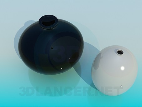 modèle 3D Vases - preview