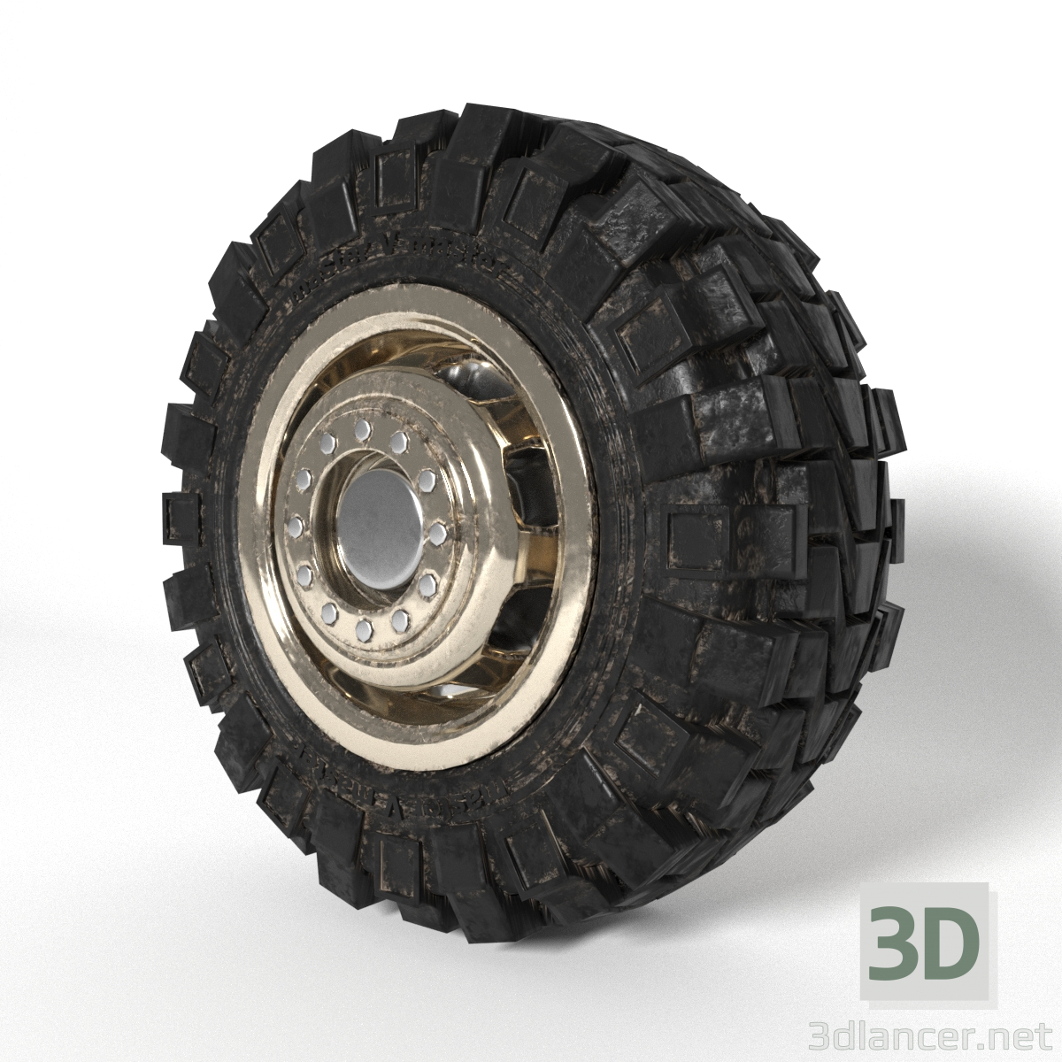 Rueda de camion 3D modelo Compro - render