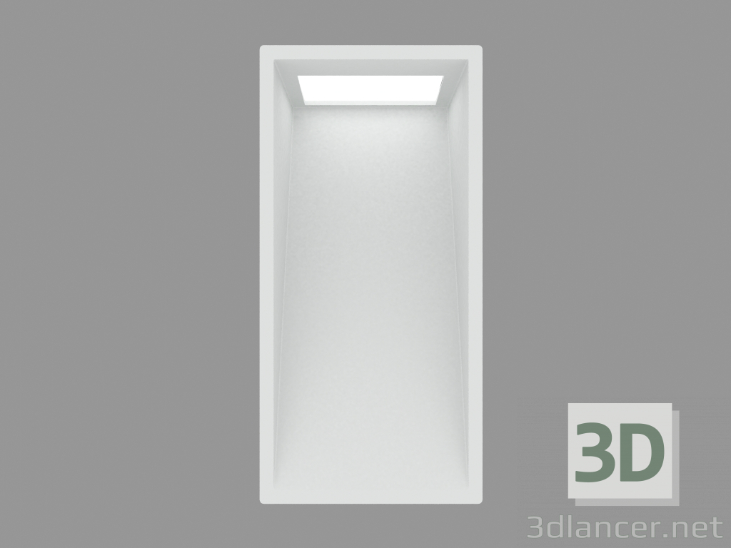 3D modeli MEGABLINKER (S6027) duvarına gömülü lamba - önizleme