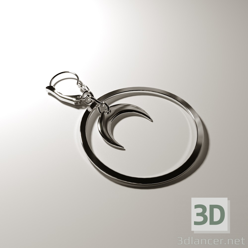 Ohrringe-Marine Serre 3D-Modell kaufen - Rendern