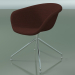 3d model Chair 4236 (on a flyover, rotating, with upholstery f-1221-c0576) - preview