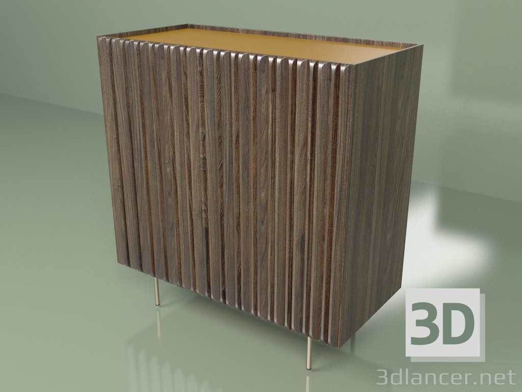 3 डी मॉडल दराज के चेस्ट हाईबोर्ड - पूर्वावलोकन
