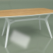 3 डी मॉडल डाइनिंग टेबल जोहान ओक (सफेद, 1600x900) - पूर्वावलोकन