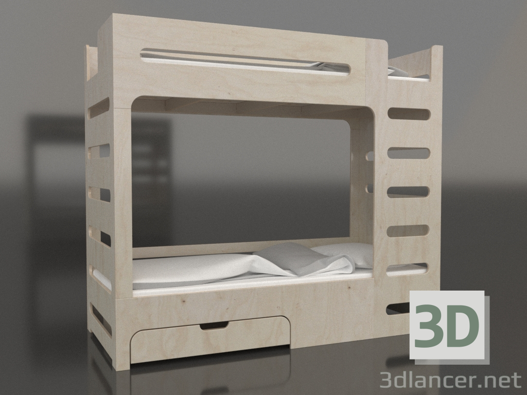 3d модель Кровать двухъярусная MOVE ER (UNMER2) – превью