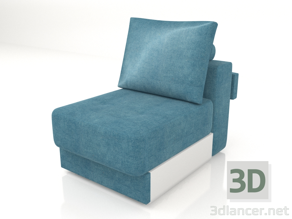 3D Modell Sofamodul Mercury 5 - Vorschau