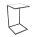 3d model Square bedside table (GLASS, 40X40X65) - preview