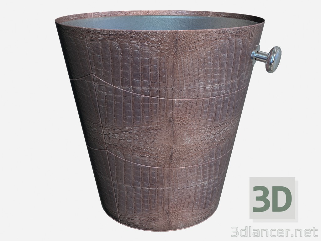 3D modeli Art deco tarzında şampanya için kova - önizleme