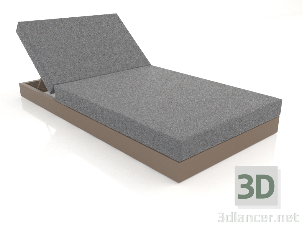 3d model Bed with back 100 (Bronze) - preview