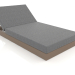 3D Modell Bett mit Rückenlehne 100 (Bronze) - Vorschau