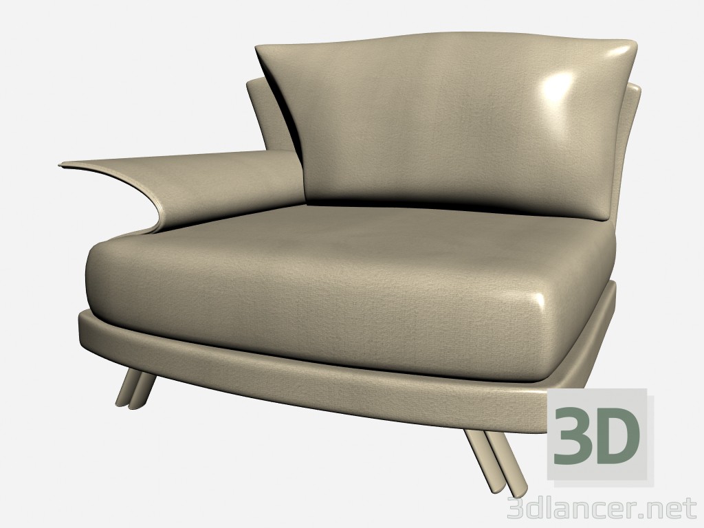 3d модель Кресло Super roy – превью