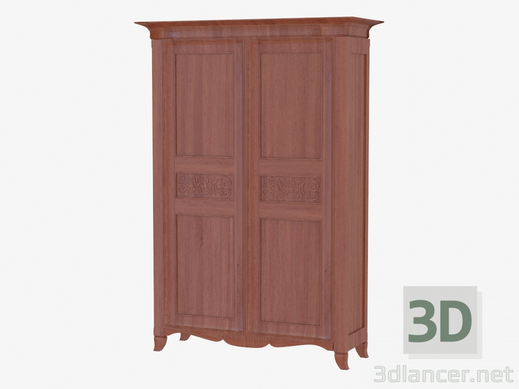 3d модель Шкаф 2-х дверный – превью